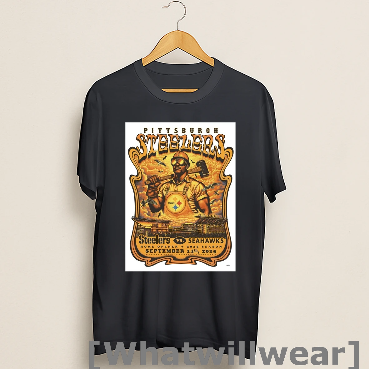 Official Pittsburgh Steelers Vs Seattle Seahawks Home Opener 2025 Season On September 14 Acrisure Stadium Pennsylvania Shirts