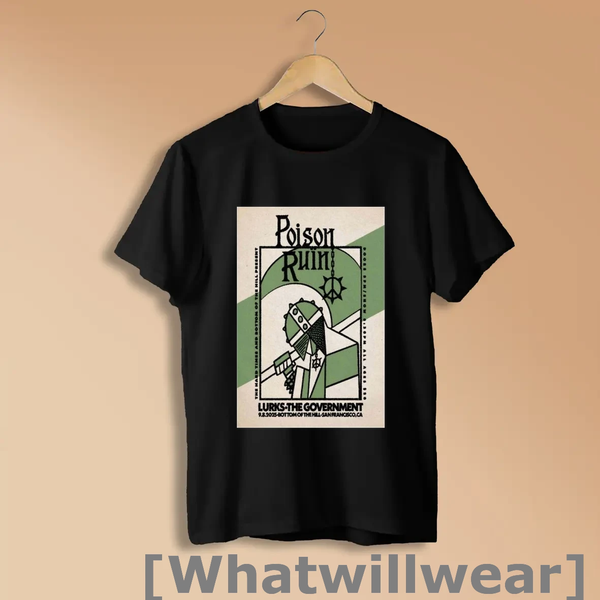 Official Poison Ruin San Francisco Tour On Sept 8 2025 Shirts