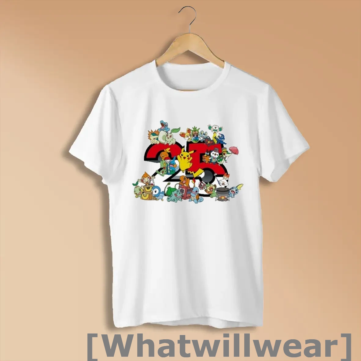 Official Pokemons 25th Anniversary Shirts