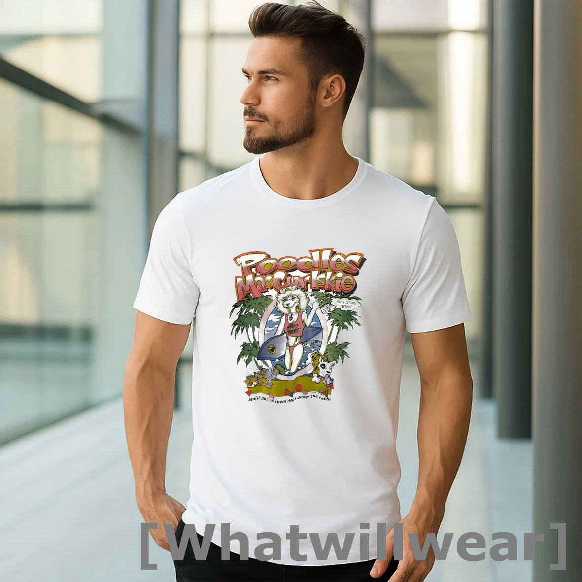 Official Poodles Mac Curlskie Tshirts Sweater