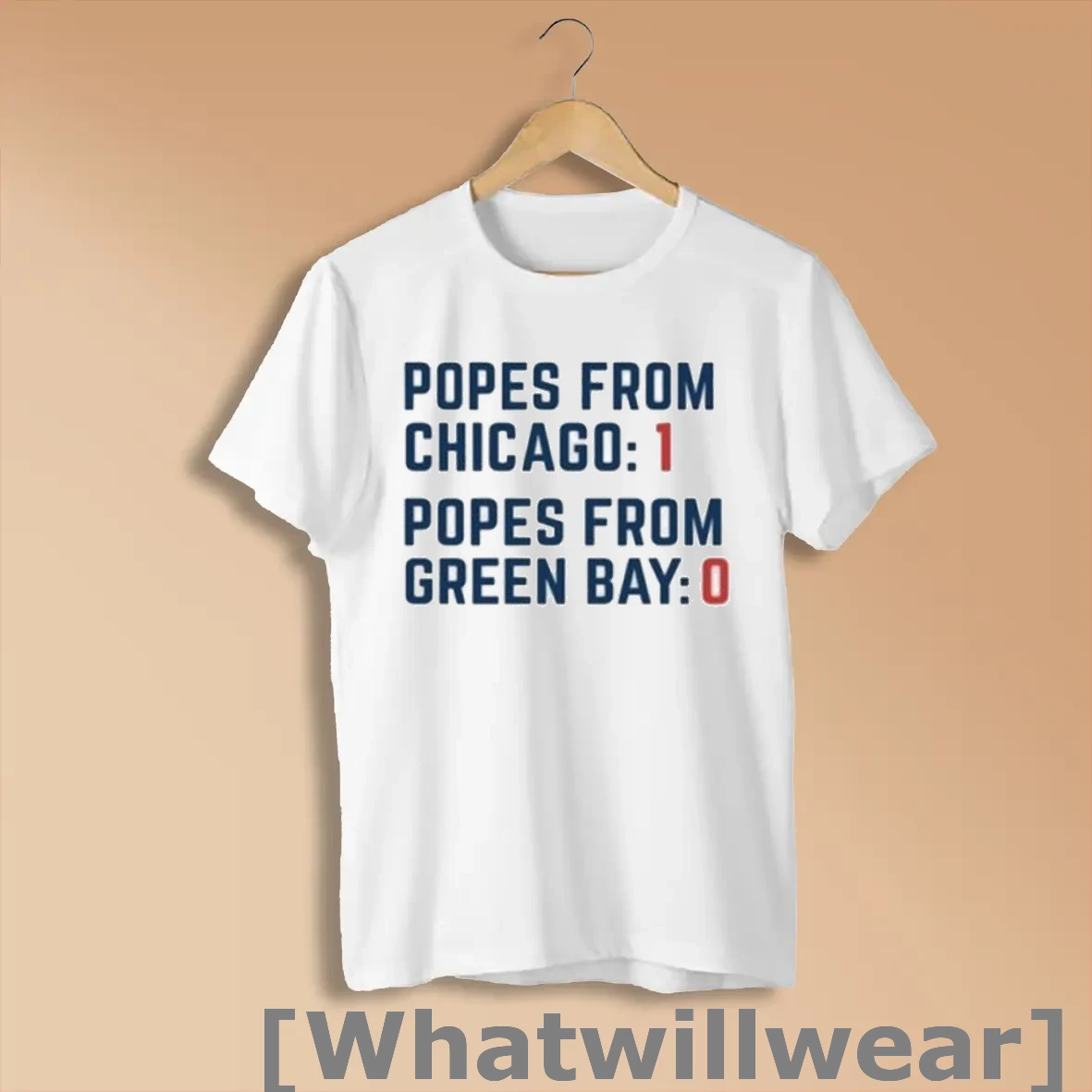 Official Popes From Chicago Popes From Green Bay Shirts