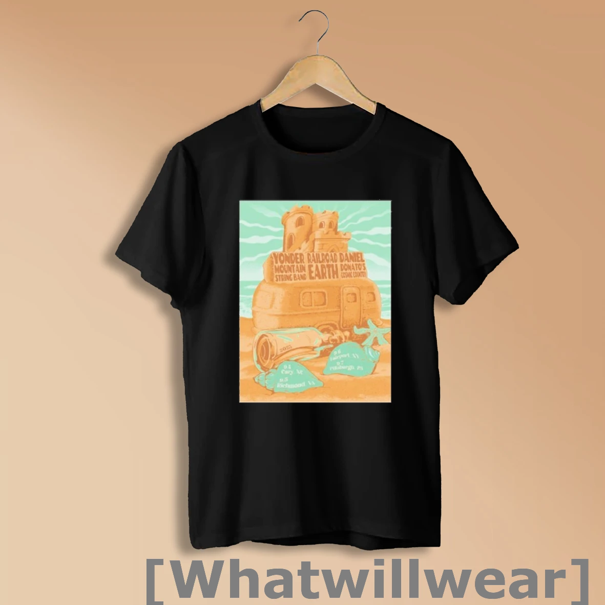 Official Poster Yonder Mountain String Band Daniel Donato Railroad Earth Tour September 4 7 2025 Shirt Sweatshirt