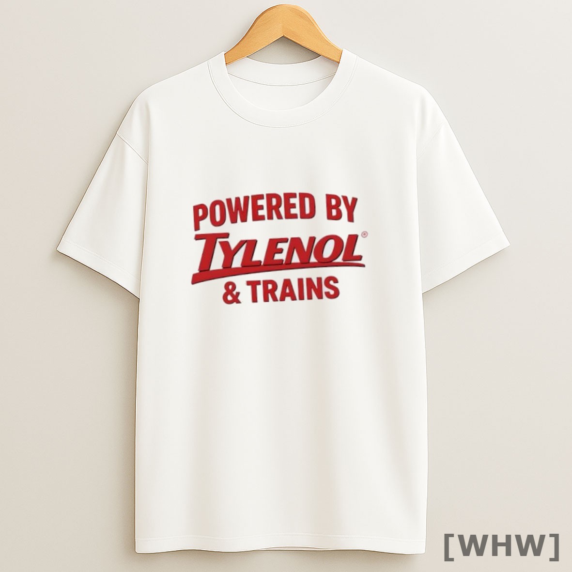 Official Powered By Tylenol Trains Tshirt Sweater