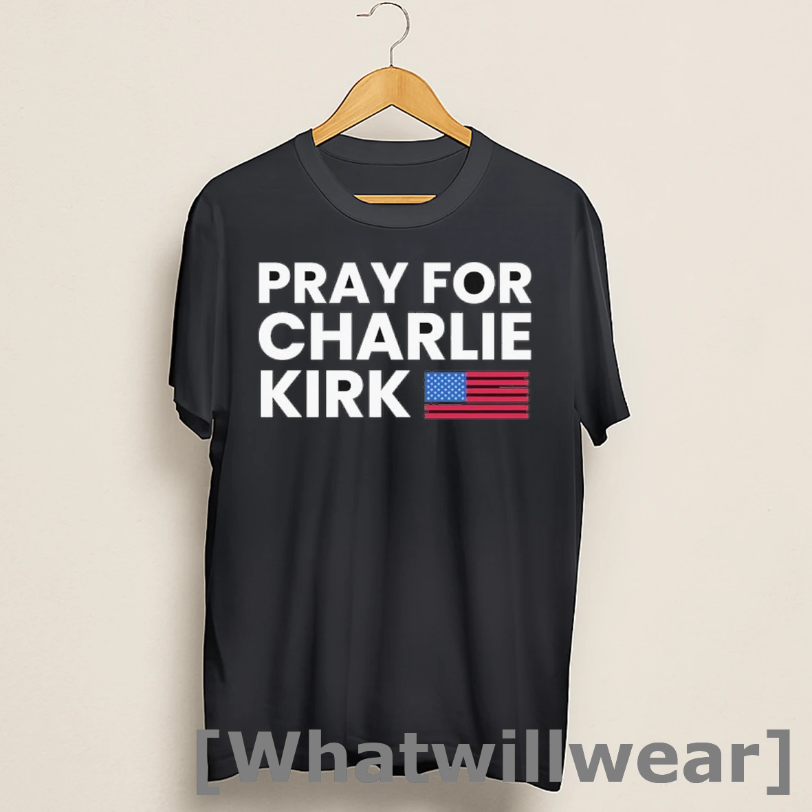 Official Pray For Charlie Kirk American Flag Shirts