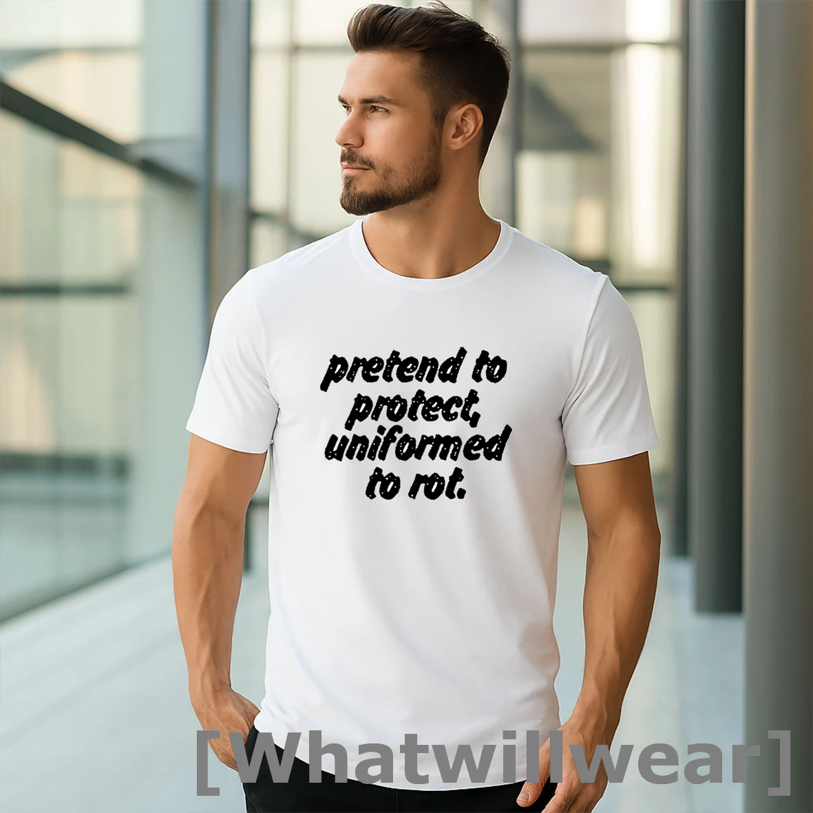 Official Pretend To Protect Uniformed To Rot Tshirts Sweater