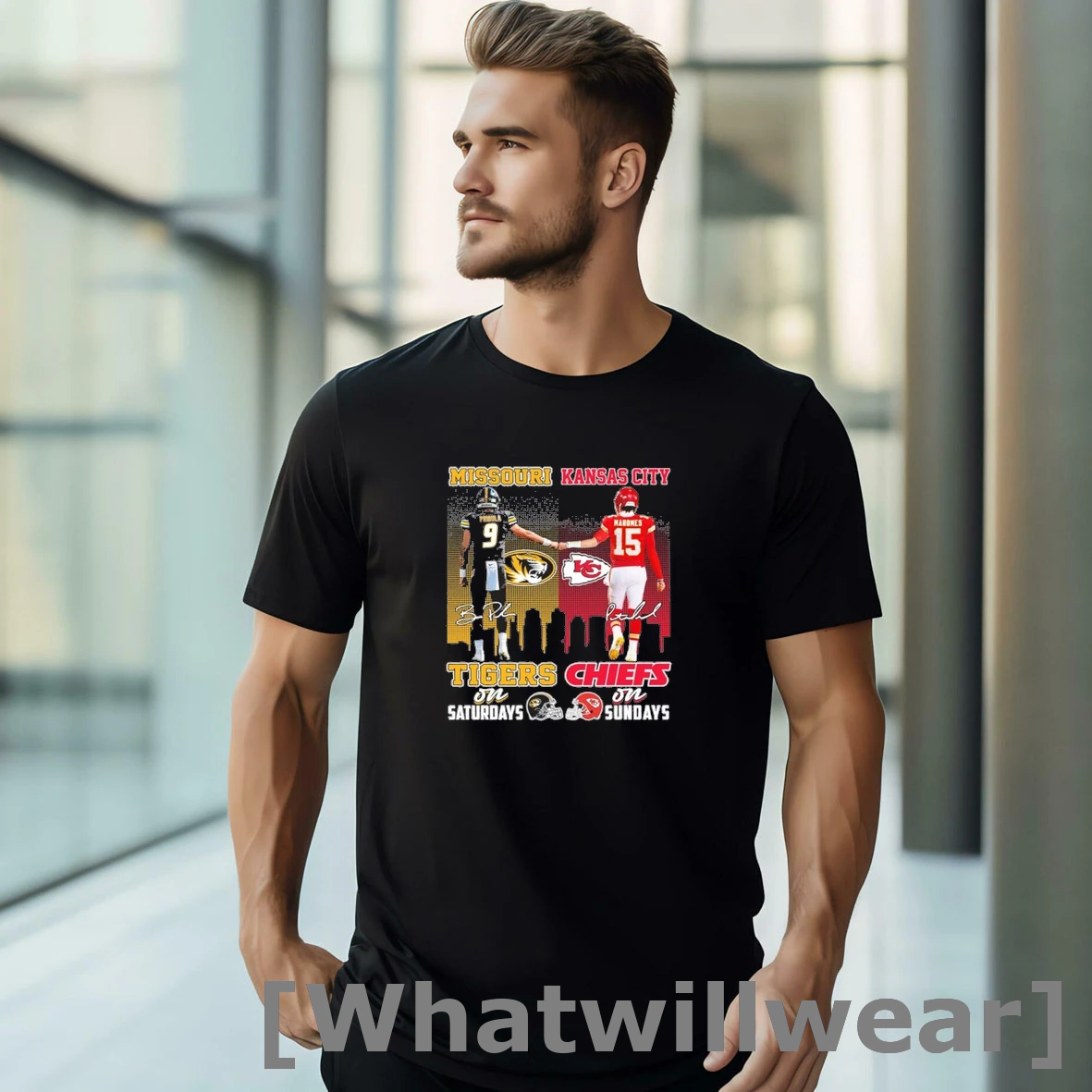 Official Pribula Missouri On Saturdays And Mahomes Chiefs On Sundays Tshirts Sweater