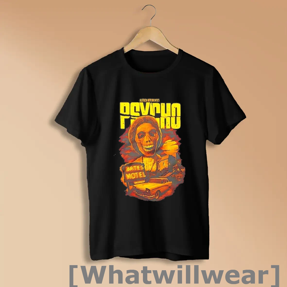 Official Psycho No Vacancy Bates Motel Halloween Shirts