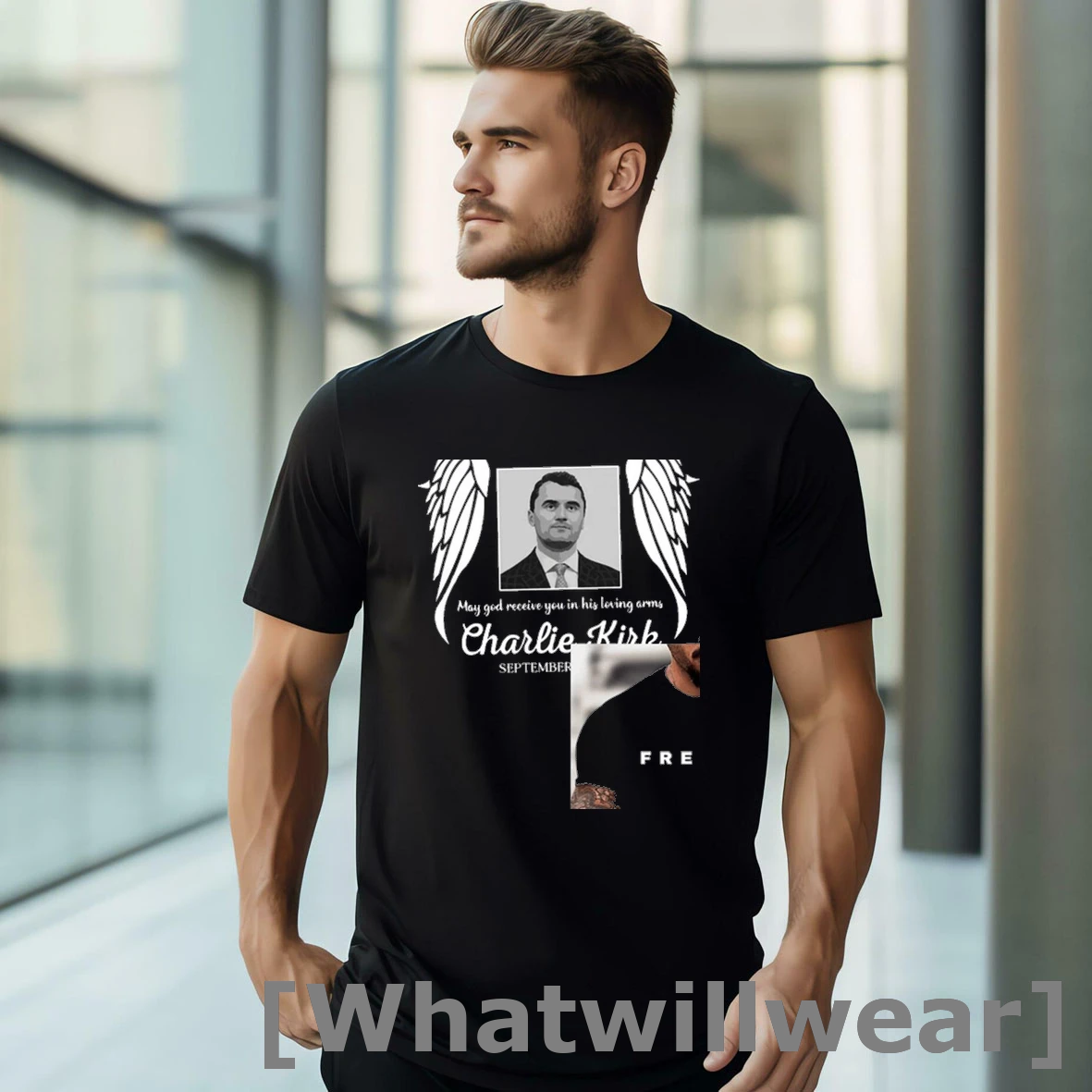 Official Rip Warrior Of Christ May God Receive You In His Loving Army Charlie Kirk Two Side Tshirts Sweater