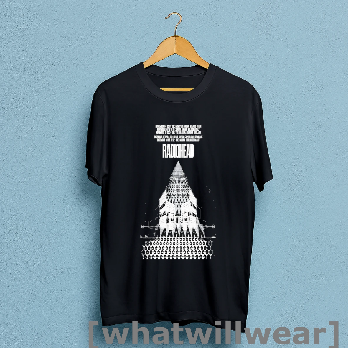 Official Radiohead Europe November December 2025 T Shirts Shirt Shirt Sweatshirt