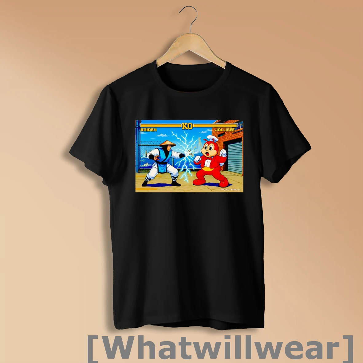 Official Raiden Vs Jollibee Retro Game Shirt Sweatshirt