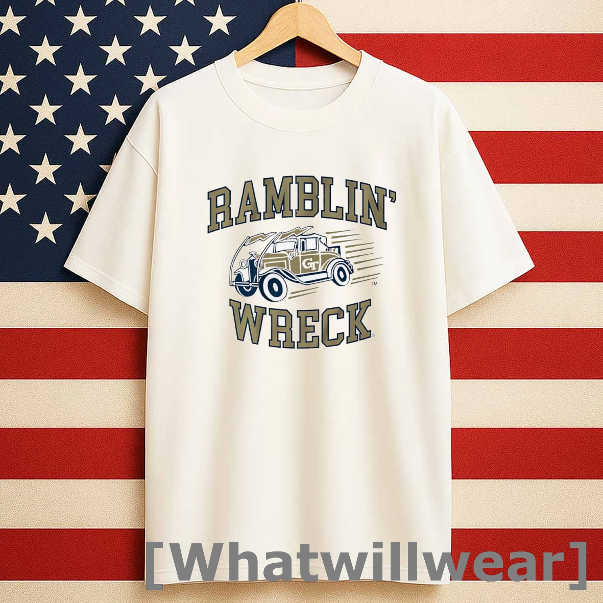 Official Ramblin Wreck Georgia Tech Yellow Jackets Tshirts Sweater