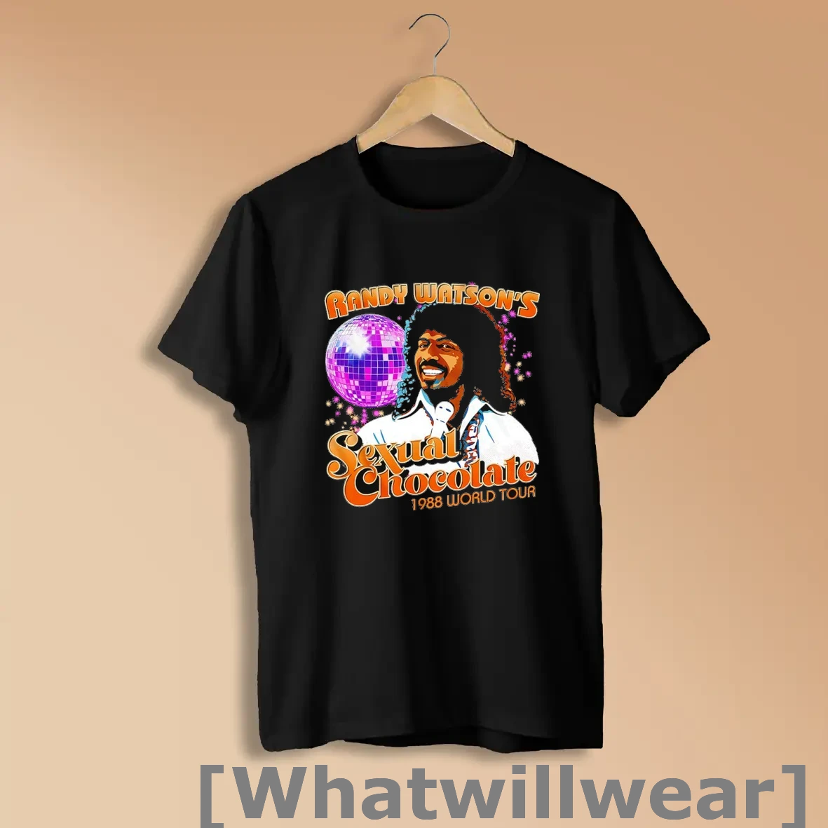 Official Randy Watsons Sexual Chocolate 1988 World Tour Shirts