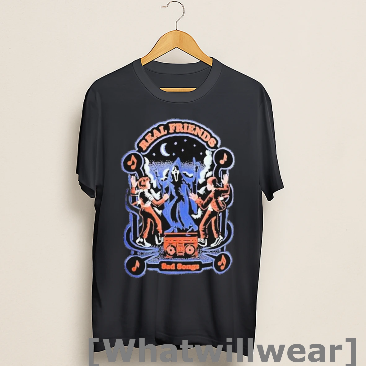 Official Real Friends Sad Songs Stab Dance Ghostface Shirts