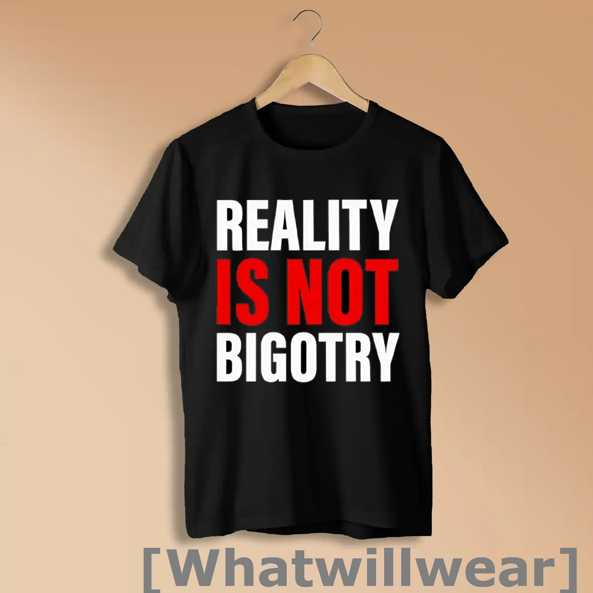 Official Reality Is Not Bigotry Black Shirts