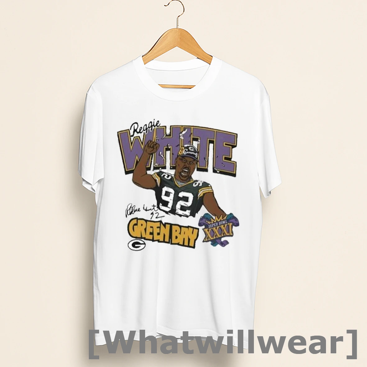 Official Reggie White Sbxxxi Green Bay Packers Shirts