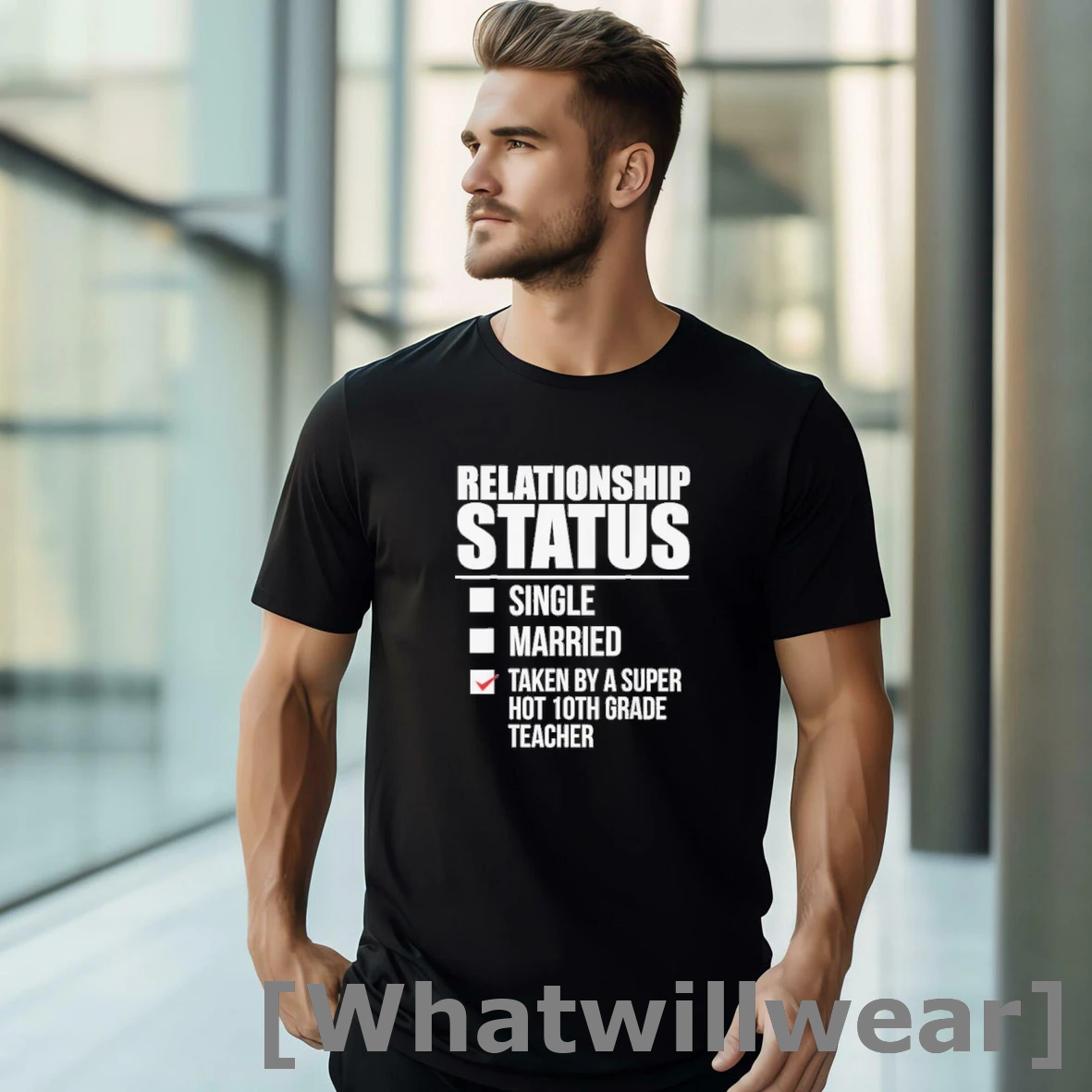 Official Relationship Status By Taken Super Hot 10th Grade Teacher Tshirts Sweater