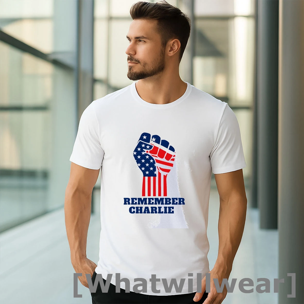 Official Remember Charlie Charlie Kirk Patriot Memorial American Flag Classic Mens Tshirts Sweater