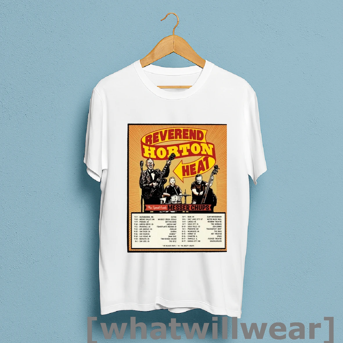 Official Reverend Horton Heat September October 2025 Tour Dates Shirt Sweatshirt