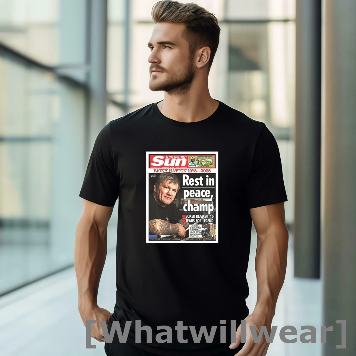 Official Ricky Hatton 1978 2025 Rest In Peace Champ Tshirts Sweater