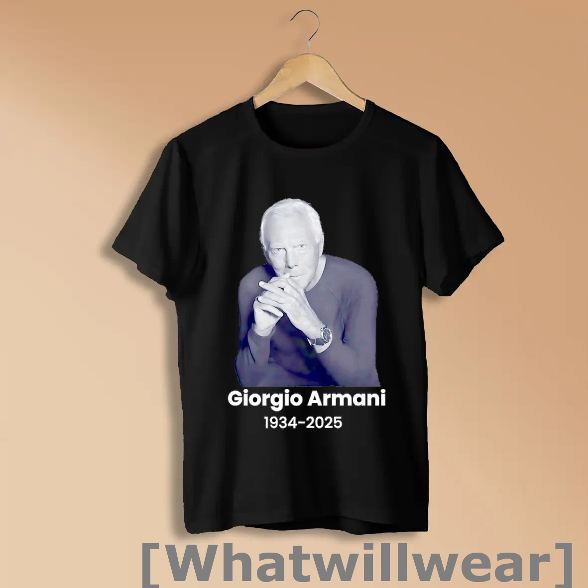 Official Rip Giorgio Armani 1934 2025 Portrait Shirts
