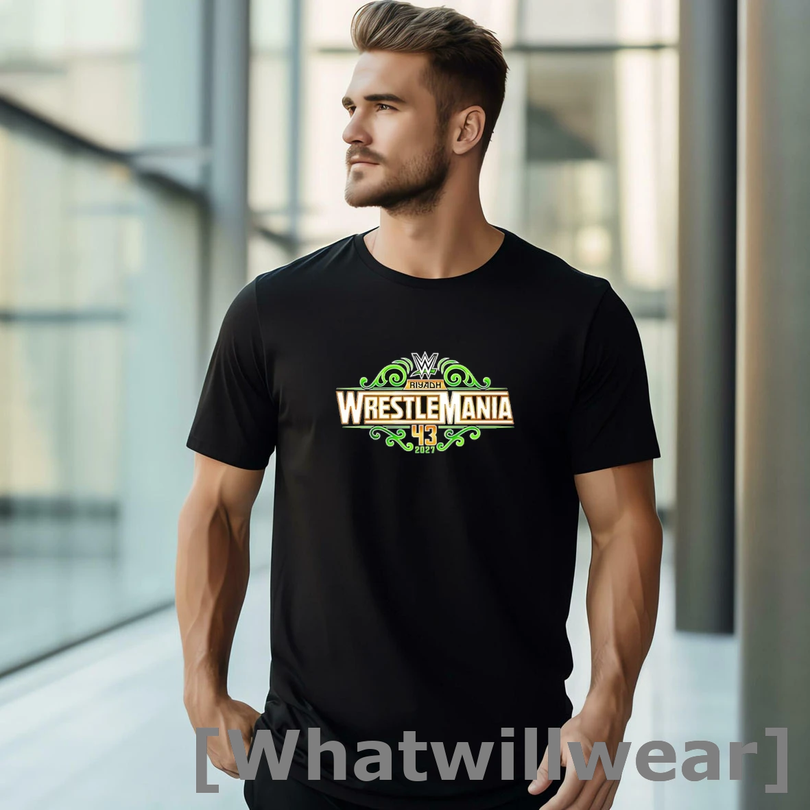 Official Riyadh Wrestlemania 43 2027 Logo Shirts