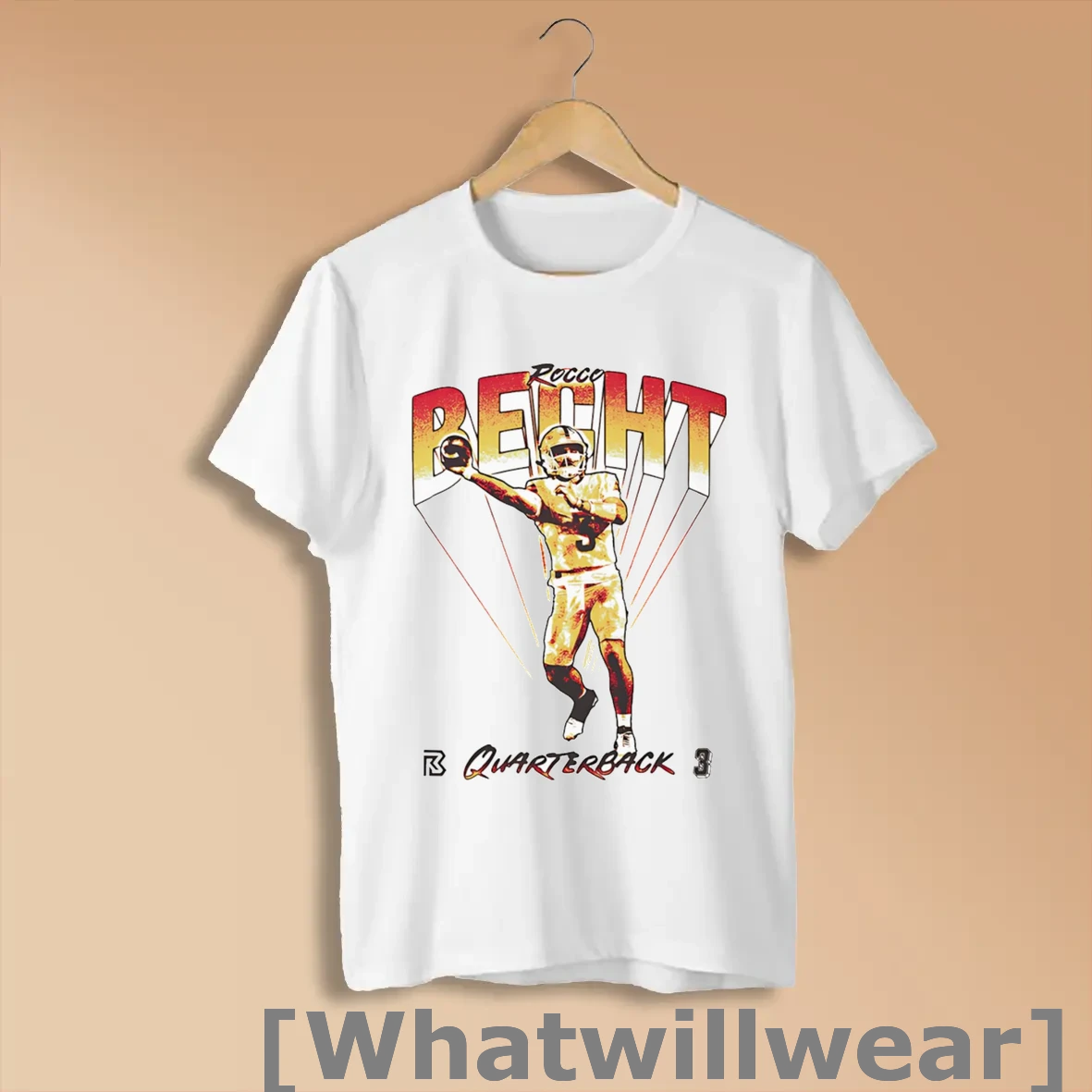 Official Rocco Becht Quaterback Portrait Shirts
