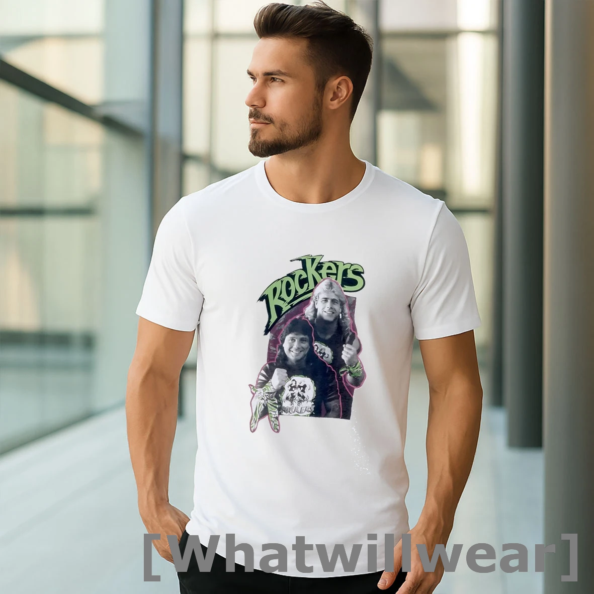 Official Rockers Wwf 1989 Vintage Shirts