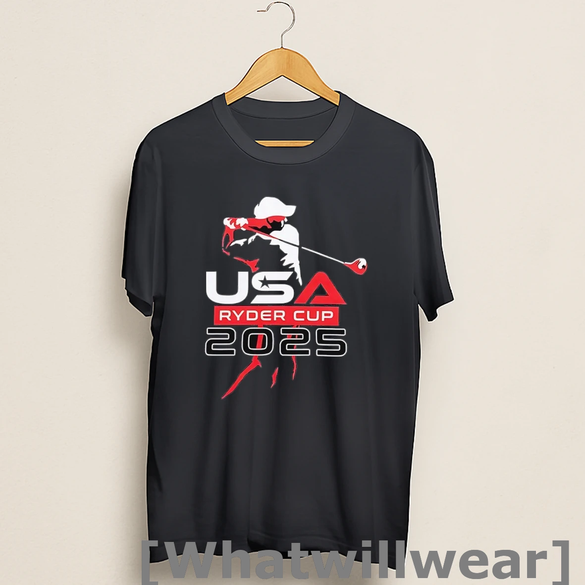 Official Rory Mcilroy 2025 Team Usa Ryder Cup Silhouette Shirts