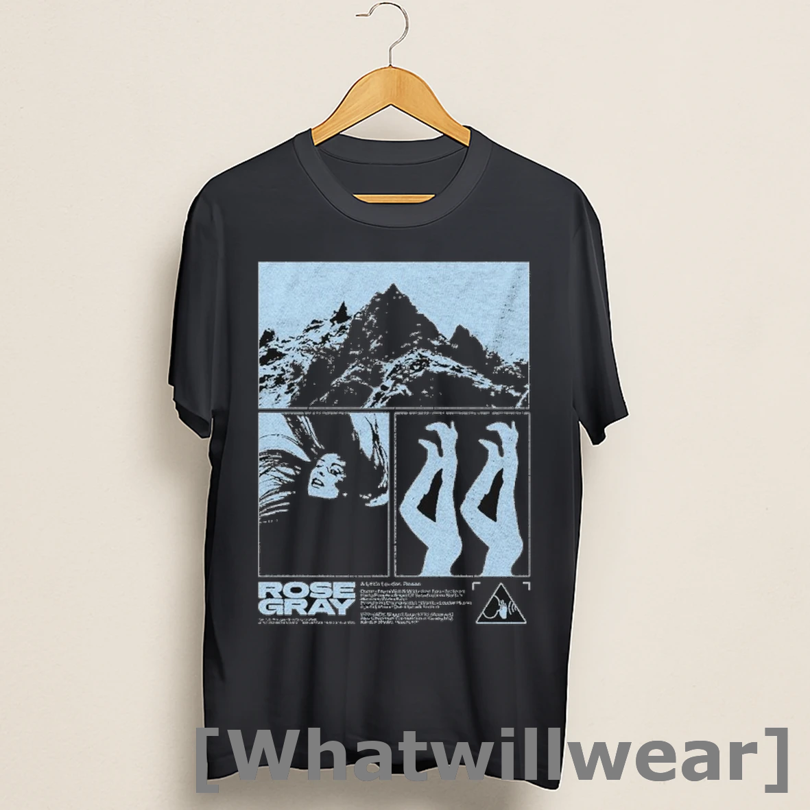 Official Rose Gray A Little Louder Please Black Album Shirts