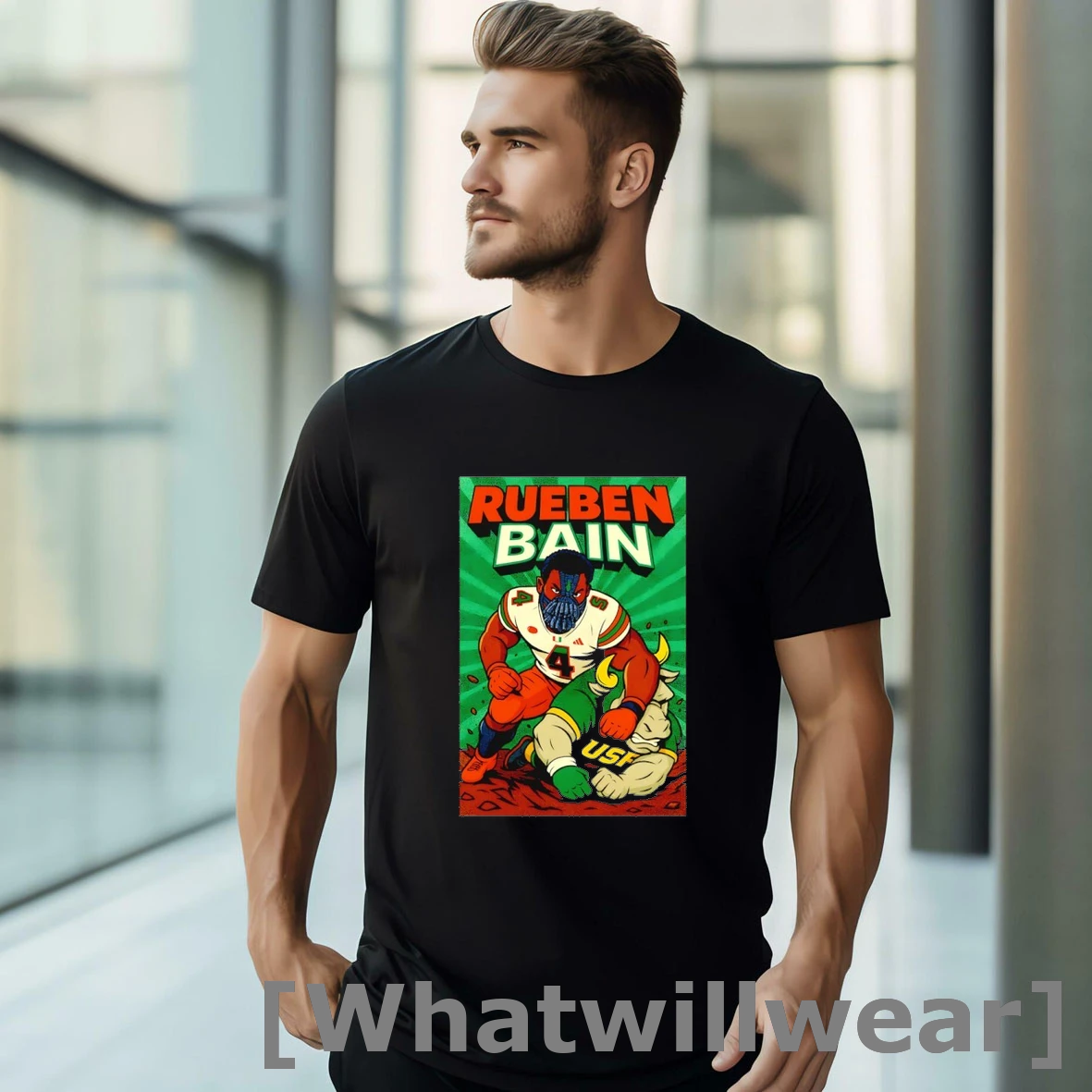 Official Rueben Bain Miami Hurricanes Beat South Florida Bulls Shirts