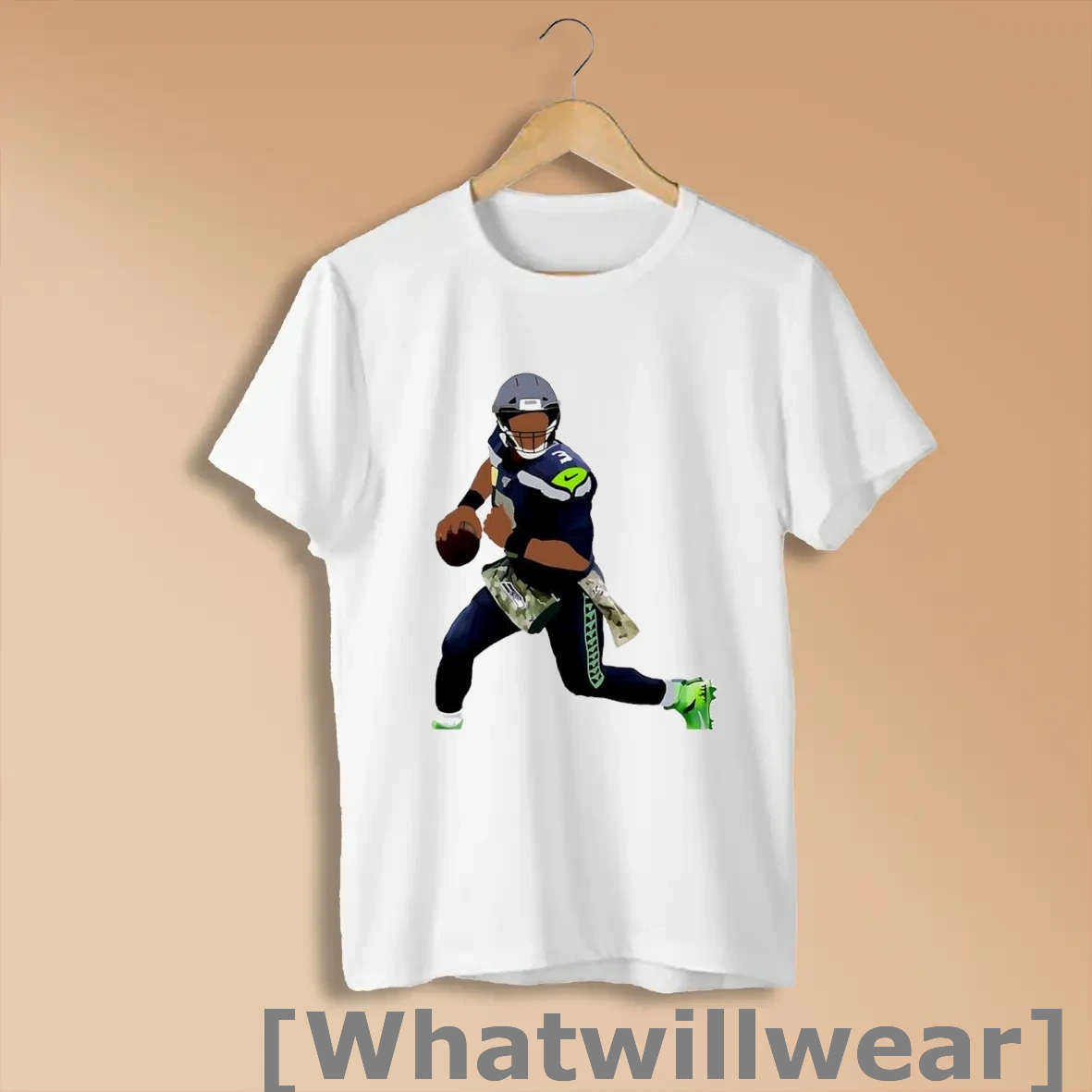 Official Russell Wilson Seattle Seahawks Football Player Graphic Shirts