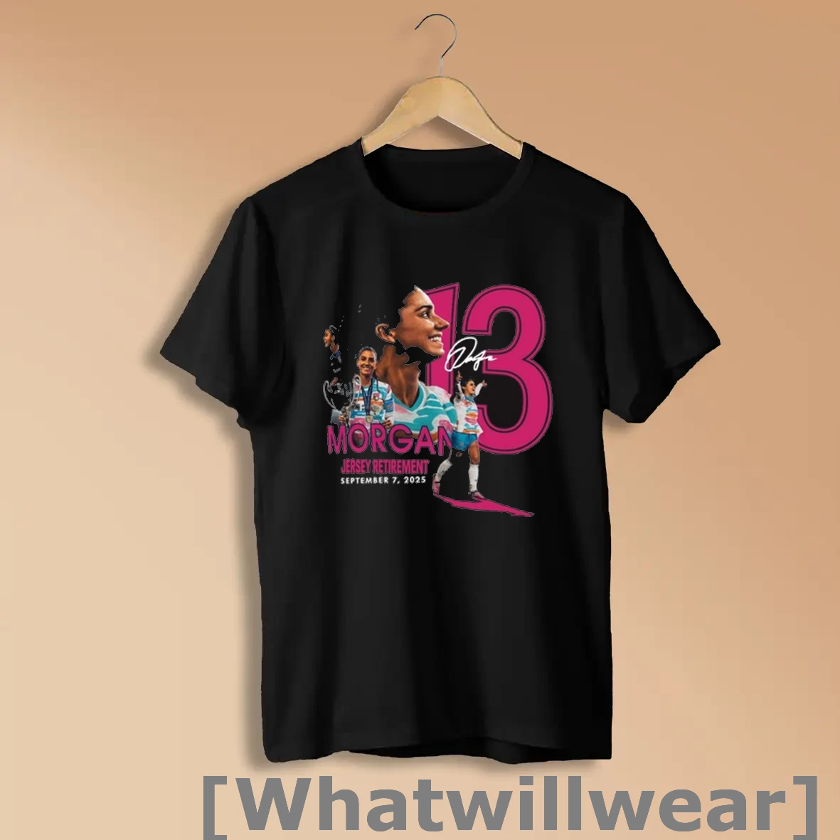 Official San Diego Wave Fc Alex Morgan Jersey Retirement September 7 2025 Signature Graphic Shirts