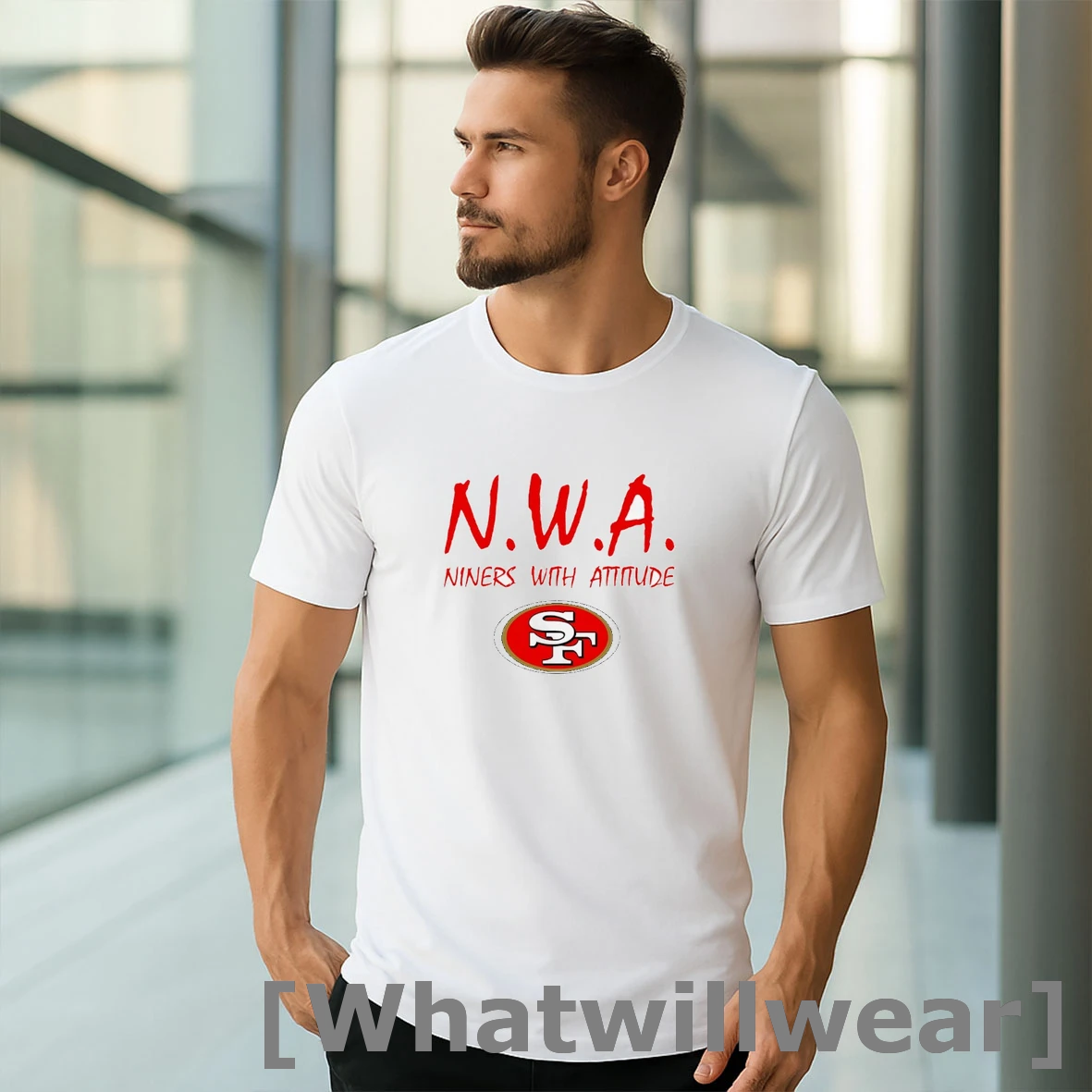 Official San Francisco 49ers N W A Niners With Attitude Tshirts Sweater