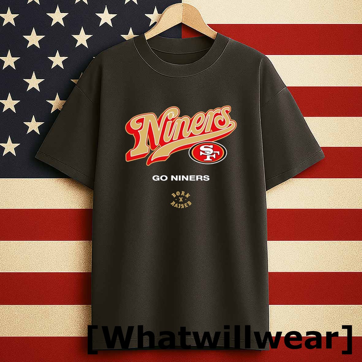 Official San Francisco 49ers Go Niners Script Tshirts Sweater