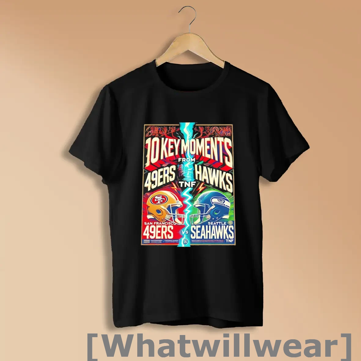 Official San Francisco 49ers Vs Seattle Seahawks 10 Key Moments Football Shirts