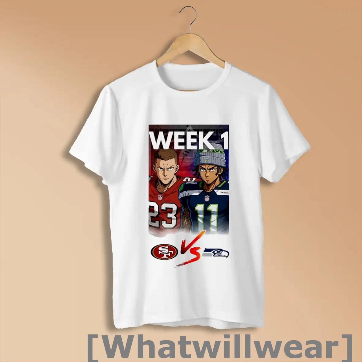 Official San Francisco 49ers Vs Seattle Seahawks Week 1 Shirts