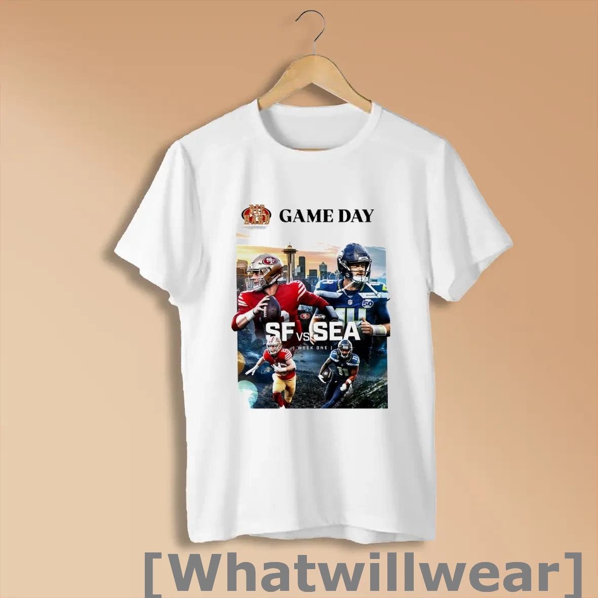 Official San Francisco 49ers Vs Seattle Seahawks Week One Nfl Shirts