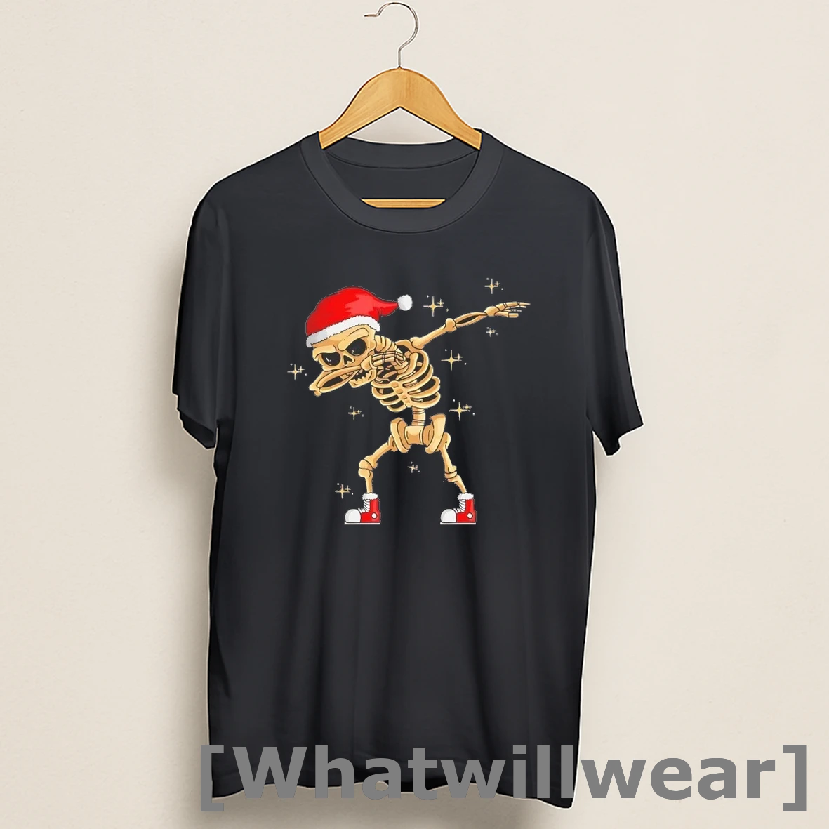 Official Santa Skeleton Dabbing Halloween Shirts