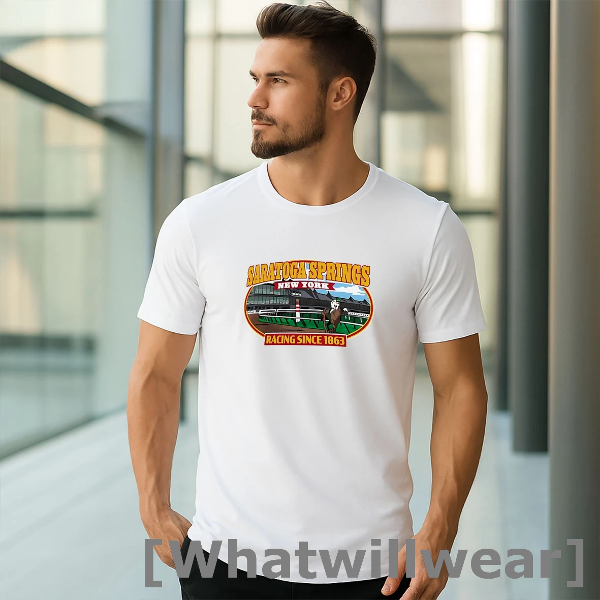 Official Saratoga Springs New York Racing Since 1863 Tshirts Sweater