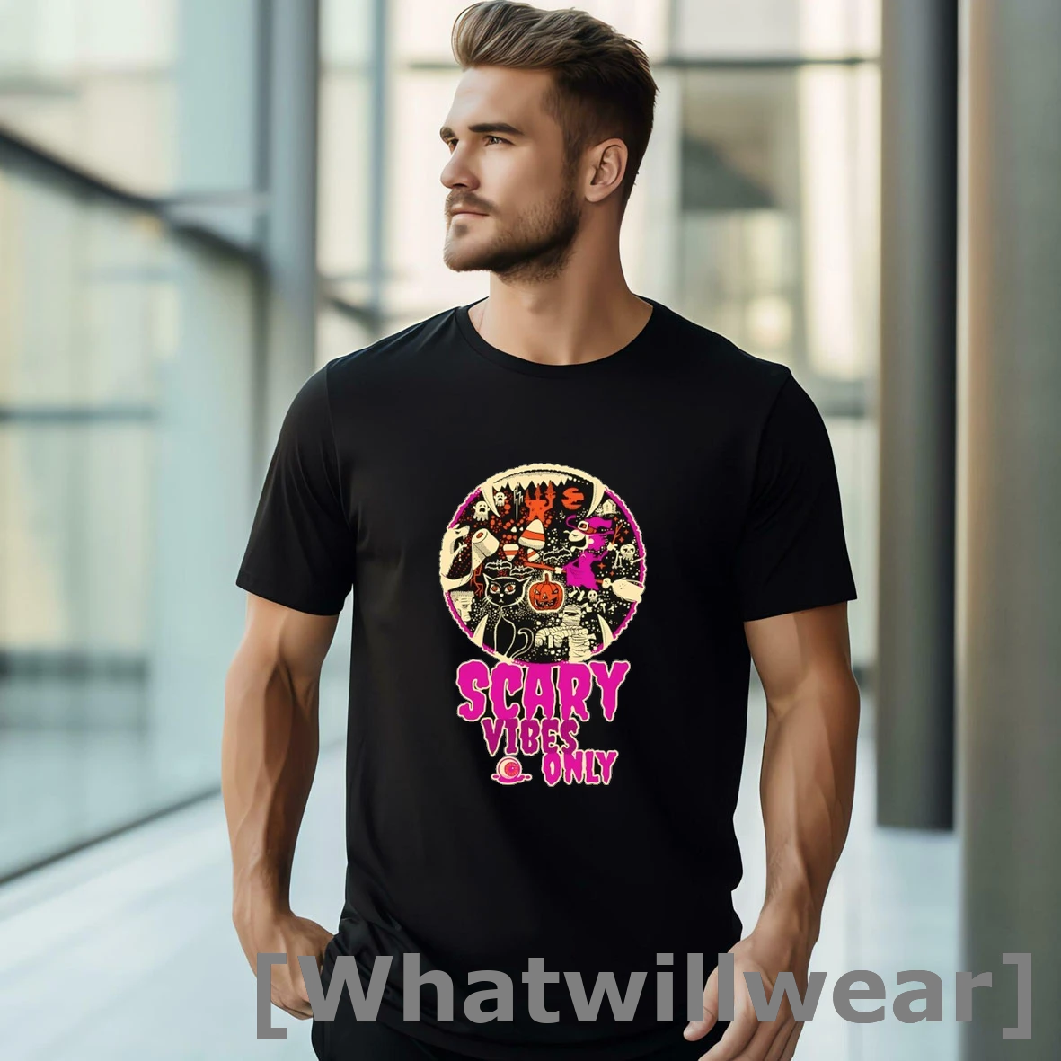 Official Scary Vibes Only Halloween Tshirts Sweater