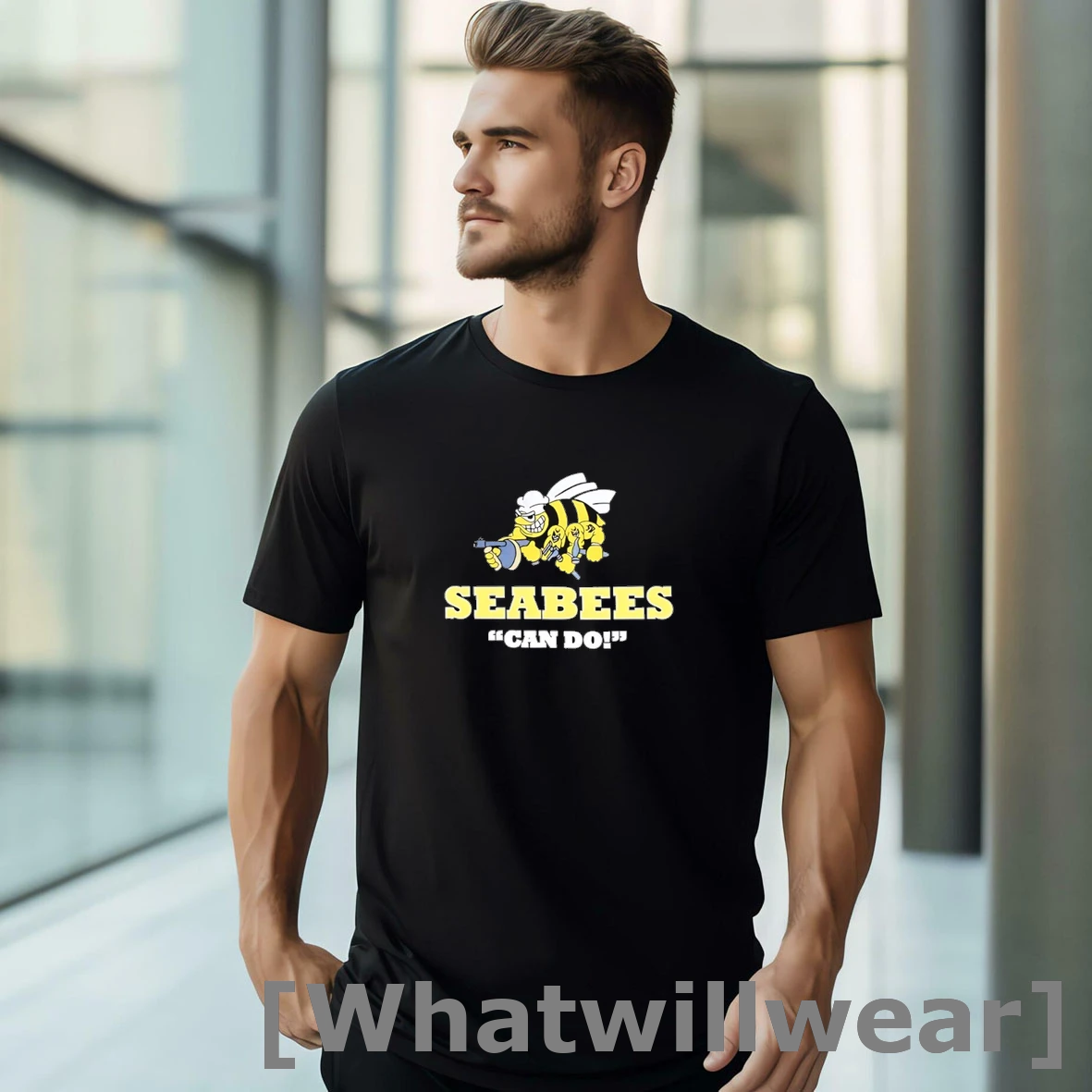 Official Seabee Can Do Tshirts Sweater