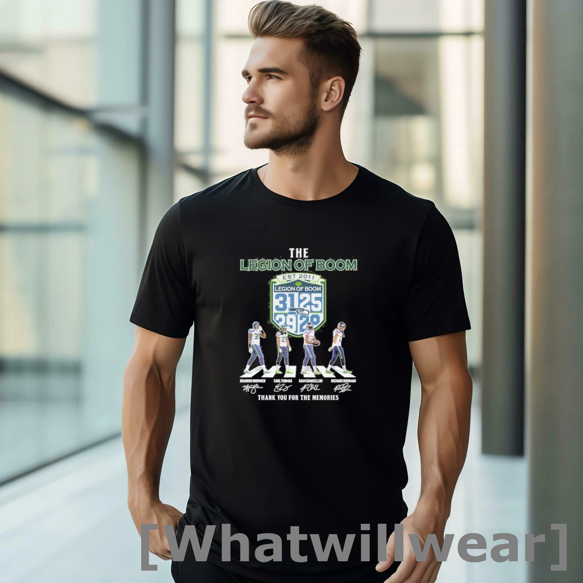 Official Seattle Seahawks The Legion Of Boom Abbey Road Tshirts Sweater