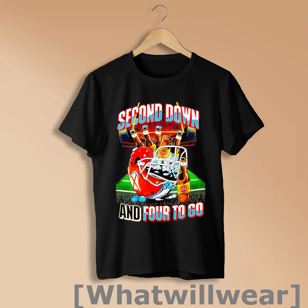 Official Second Down And Four To Go Shirt Sweatshirt
