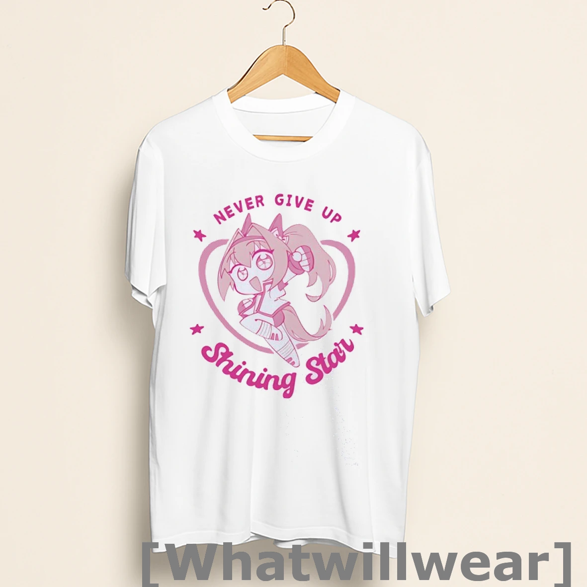 Official Shining Star Never Give Up Shirts