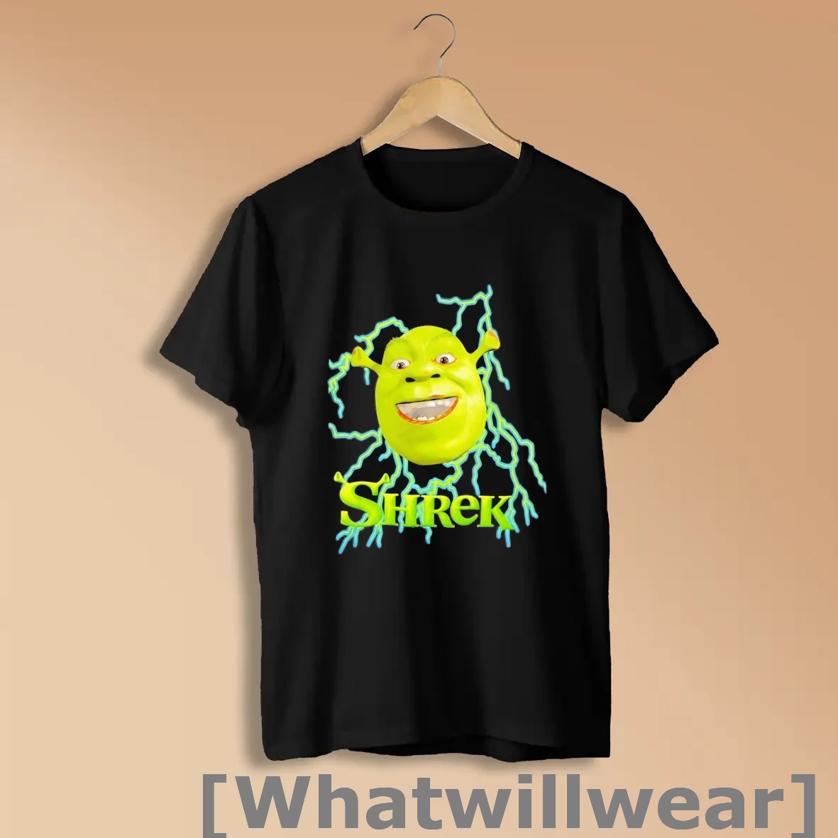Official Shrek Lightning Face Shirts