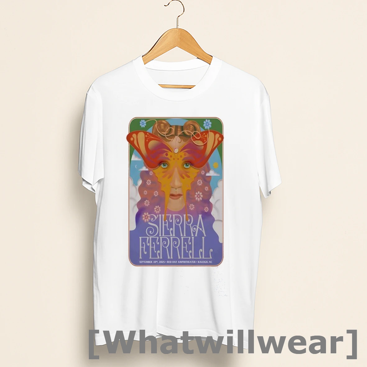 Official Sierra Ferrell Event Raleigh Nc Sept 10 2025 Shirts