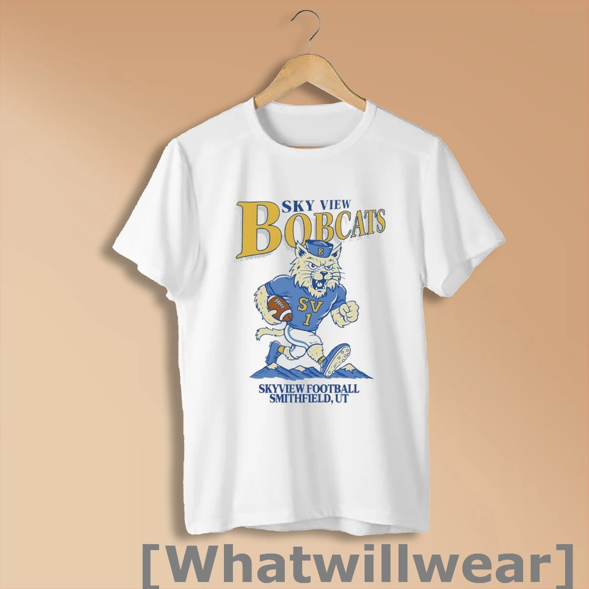 Official Sky View Bobcats Skyview Football Mascot Smithfield Shirt Sweatshirt