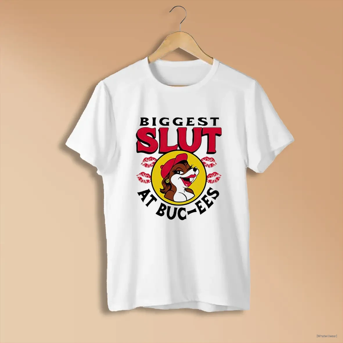 Official Slut At Bucees The Gas Station T White Shirts