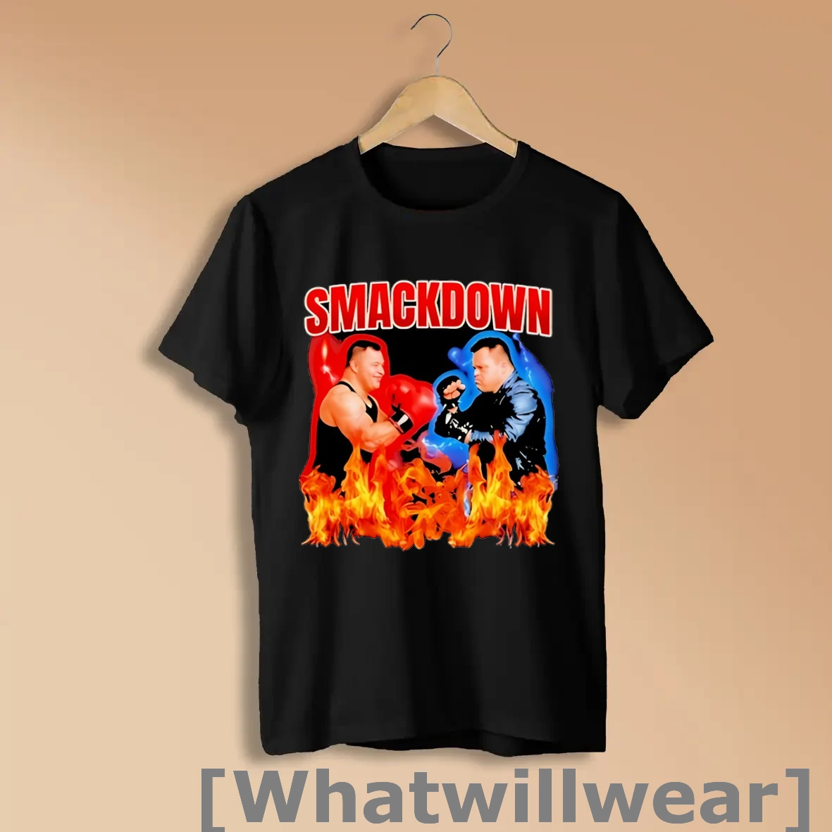 Official Smackdown Boxing Flames Shirts