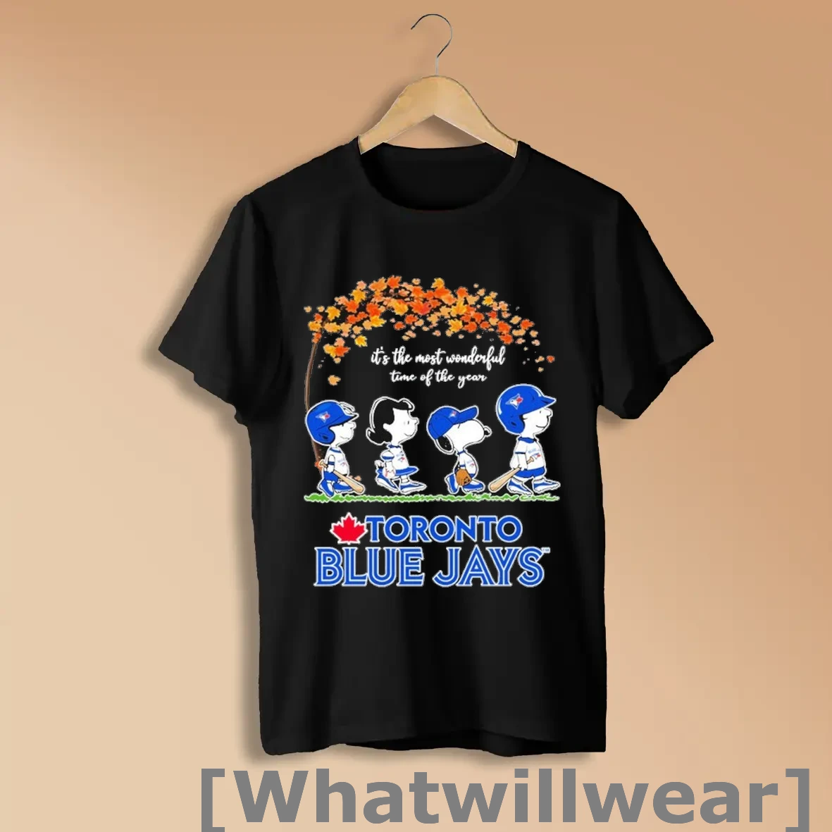 Official Snoopy And Friends The Peanuts Toronto Blue Jays Its The Most Wonderful Time Of The Year Shirts